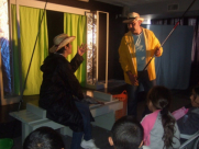 مسرح الحياة بالرملة يُقدم عرضين مميزين لمسرحية "يا ابيض يا اسود" في ام الفحم 